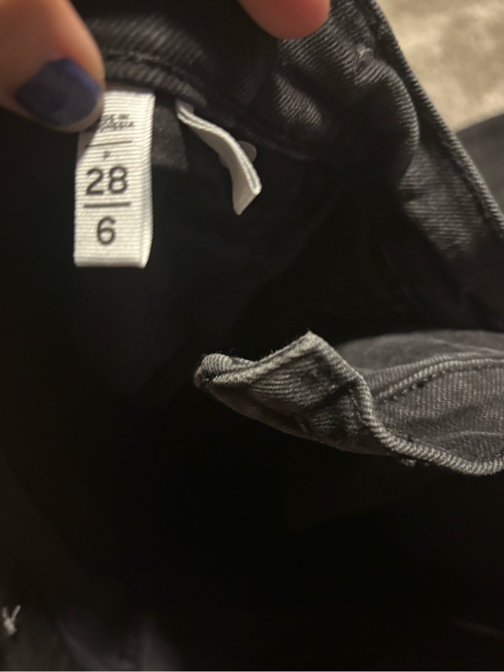LOFT Black Straight-Leg Women's Jeans - Picture 3 of 6